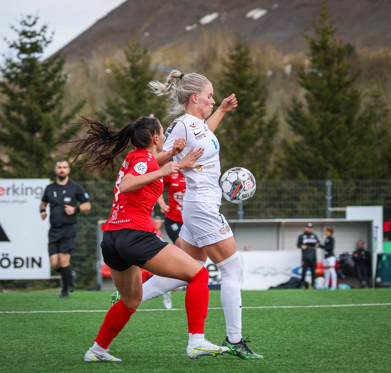 Myndaveisla: Þór/KA sótti þrjú stig í Mosfellsbæinn