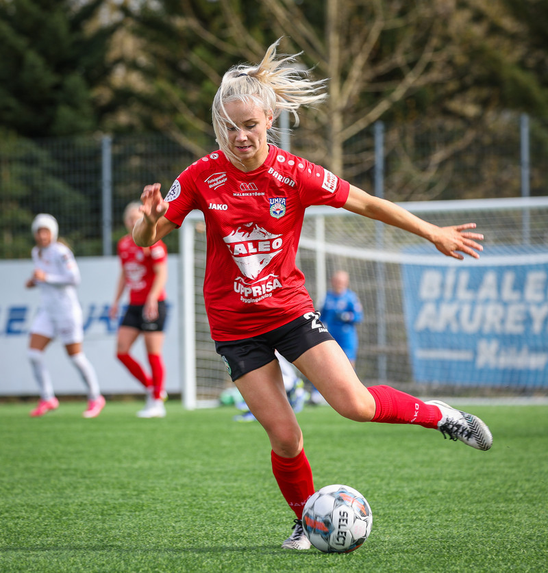 Myndaveisla: Þór/KA sótti þrjú stig í Mosfellsbæinn
