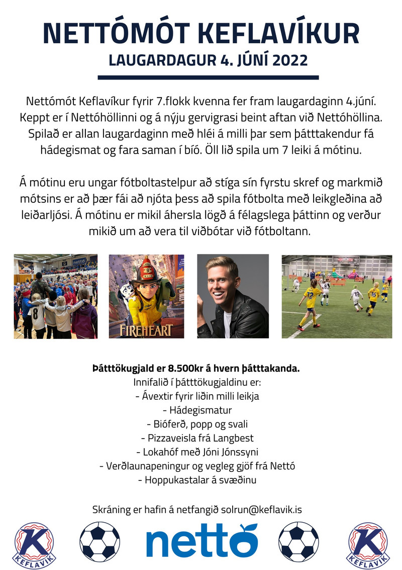 Nettómótið í 7. flokki kvenna í júní