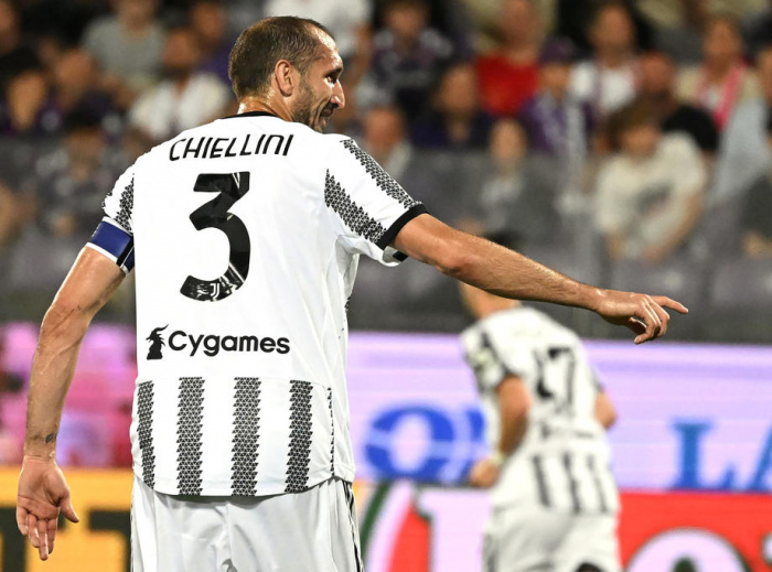 Giorgio Chiellini í síðasta leik sínum fyrir Juventus