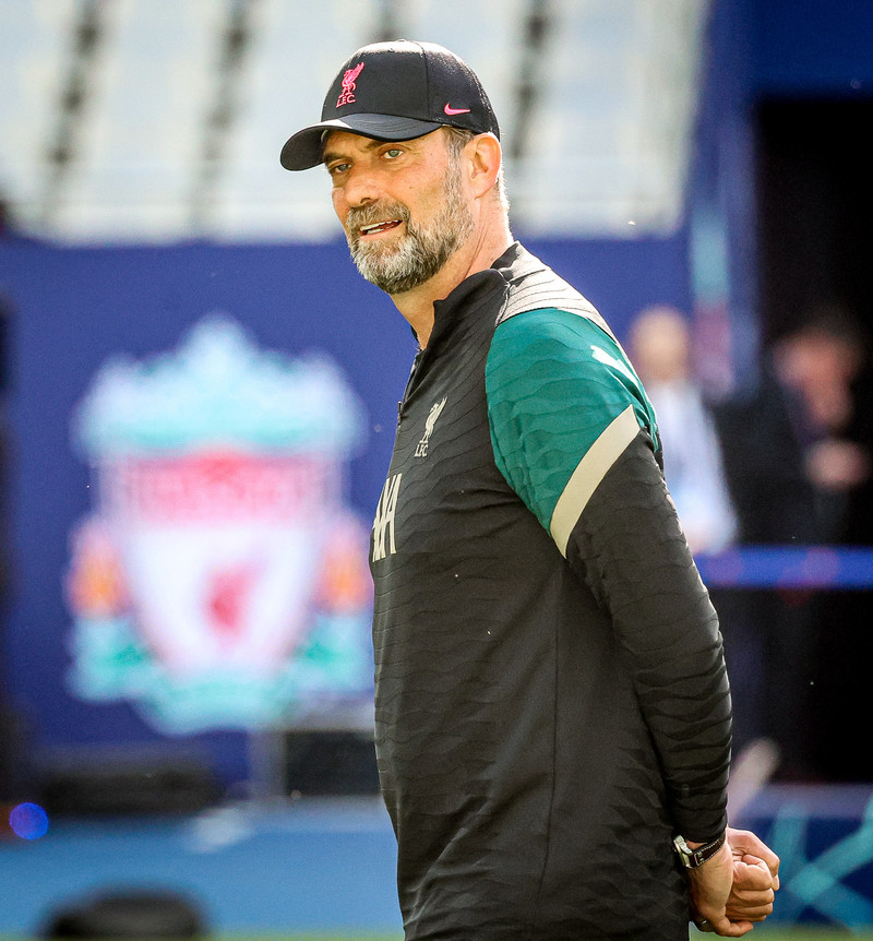 Jurgen Klopp sat fyrir svörum á fréttamannafundi í morgun. Í síðasta sinn sem stjóri Liverpool.