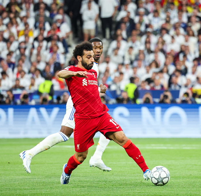 Salah í leiknum gegn Real Madrid.