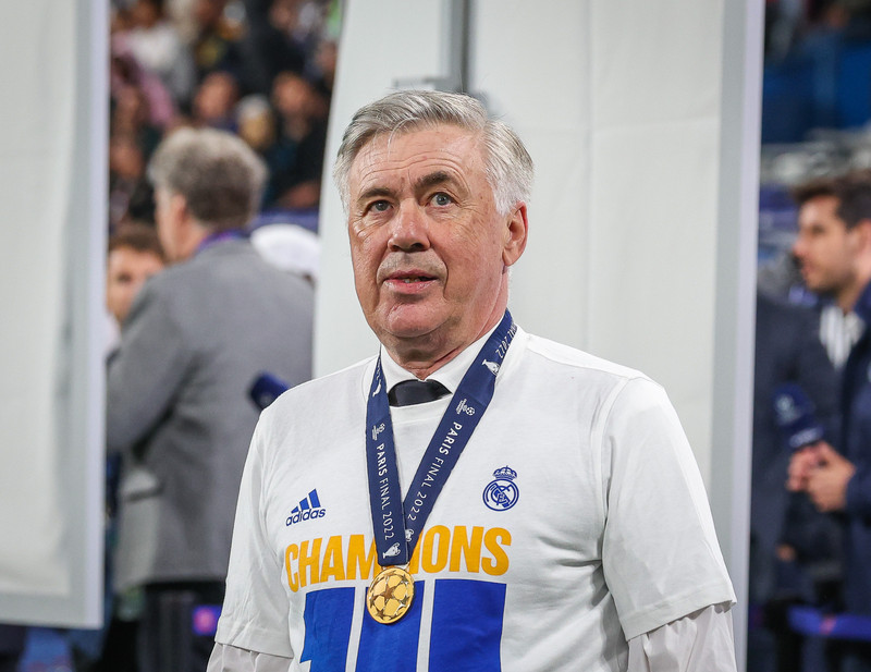 Carlo Ancelotti er í miklum metum hjá Bellingham
