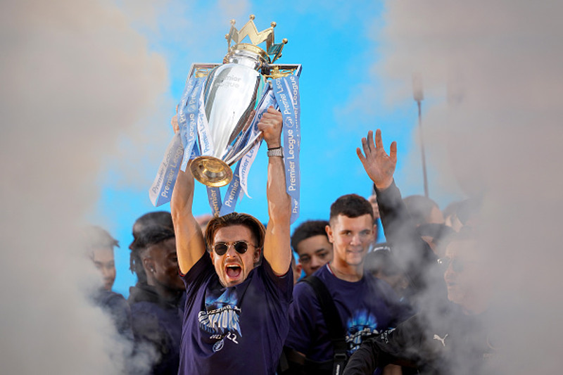 Jack Grealish er í sumarfríi.