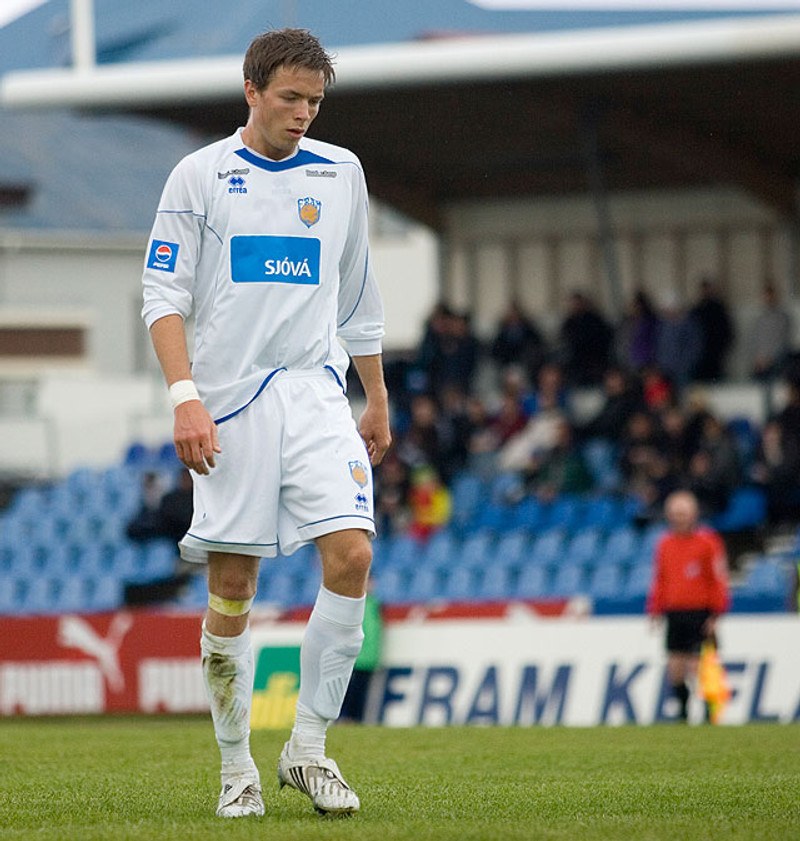 Í leik með Fram árið 2010.