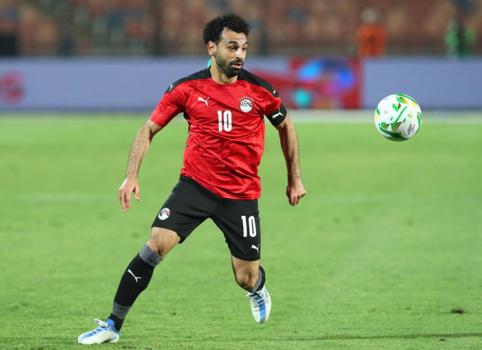 Mohamed Salah skoraði tvö fyrir Egyptaland