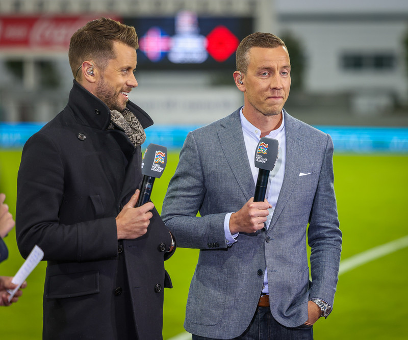 Hannes Þór Halldórsson hrósaði Kóra fyrir hans störf sem leiðtogi liðsins til fjölda ára