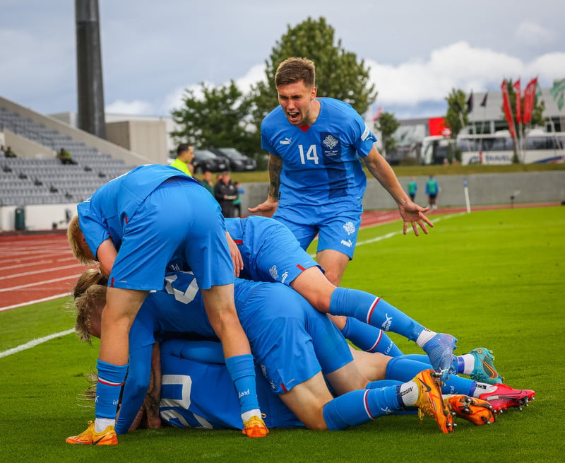 Ekki alveg rétt að Ísland sé með yngsta lið Evrópu