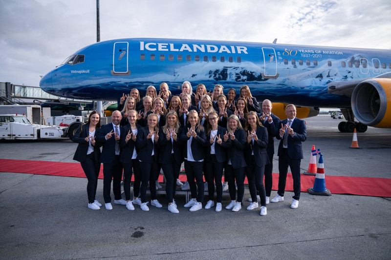 Icelandair og KSÍ endurnýja við upphaf ferðlags á EM