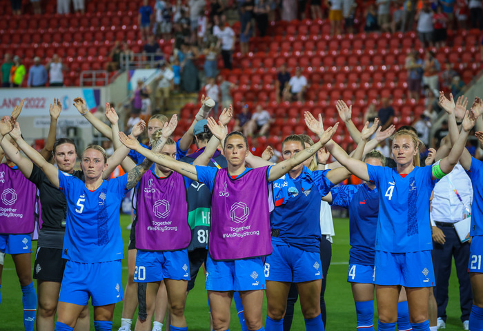 Leikurinn á morgun verður fyrsti leikur Íslands síðan á Evrópumótinu í Englandi í sumar.
