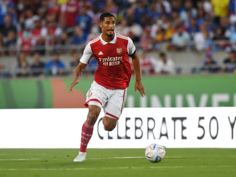<b>Varnarmaður: William Saliba (Arsenal)</b> - Rosaleg frammistaða í vörn Arsenal sem vann Crystal Palace í fyrsta leik deildarinnar.