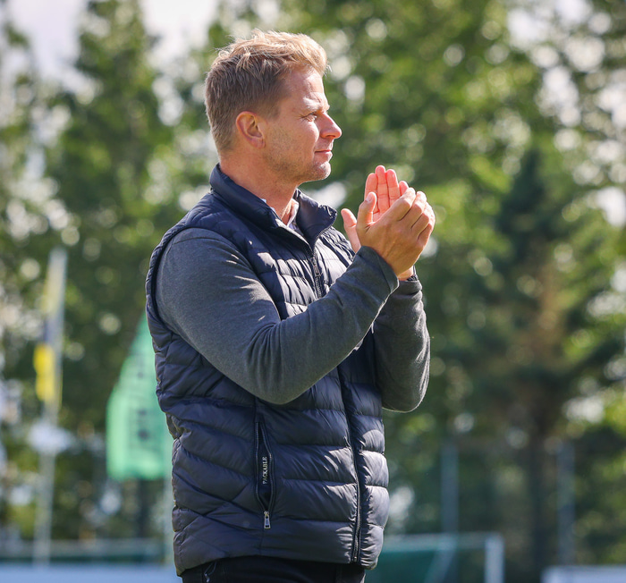 Ágúst Gylfason þjálfari Stjörnumanna