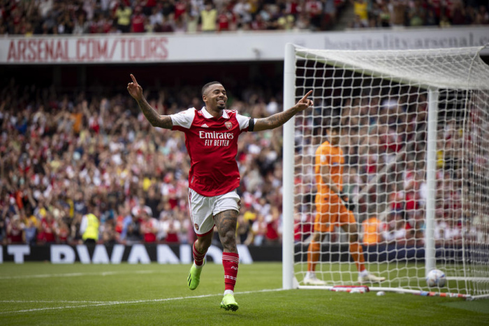 Gabriel Jesus er fremstur hjá Arsenal