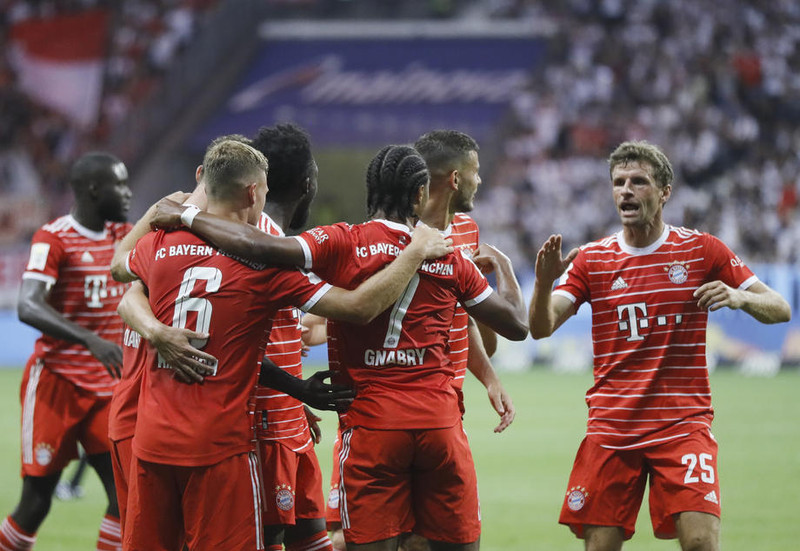 Þýskaland: Bayern valtaði yfir Frankfurt - Mané kominn á blað í deildinni