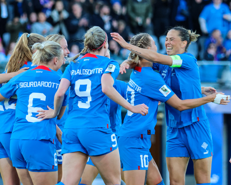 Myndaveisla 1: Ísland vann Hvíta Rússland
