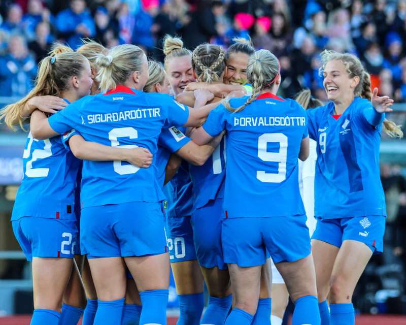 Myndaveisla 1: Ísland vann Hvíta Rússland