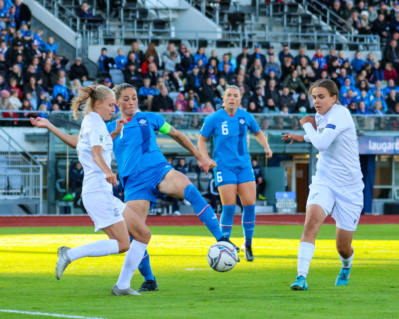 Myndaveisla 1: Ísland vann Hvíta Rússland