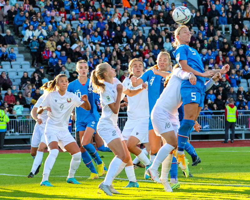 Myndaveisla 1: Ísland vann Hvíta Rússland