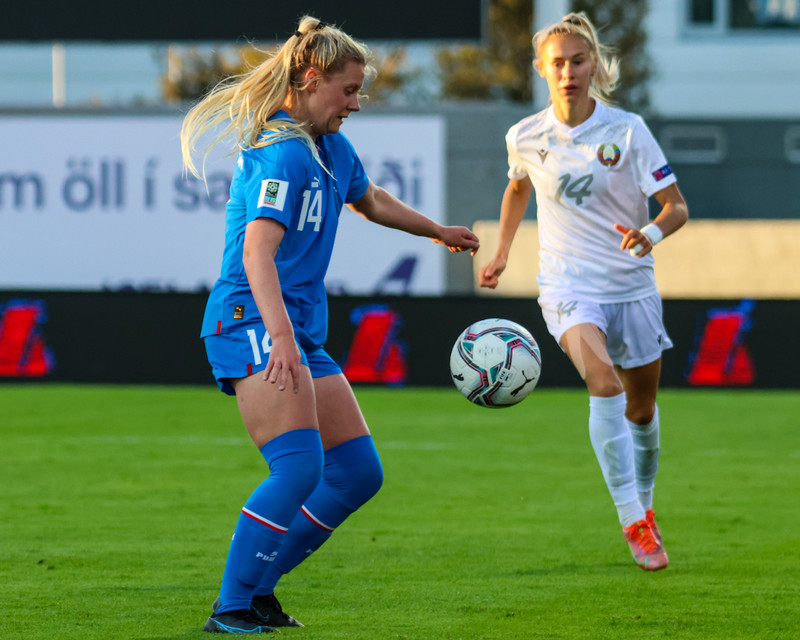 Myndaveisla 1: Ísland vann Hvíta Rússland