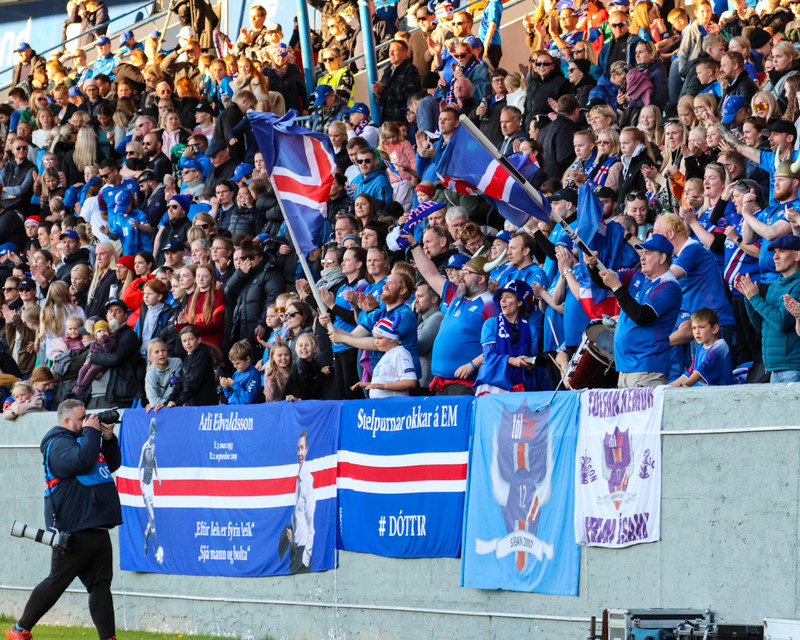 Myndaveisla 1: Ísland vann Hvíta Rússland