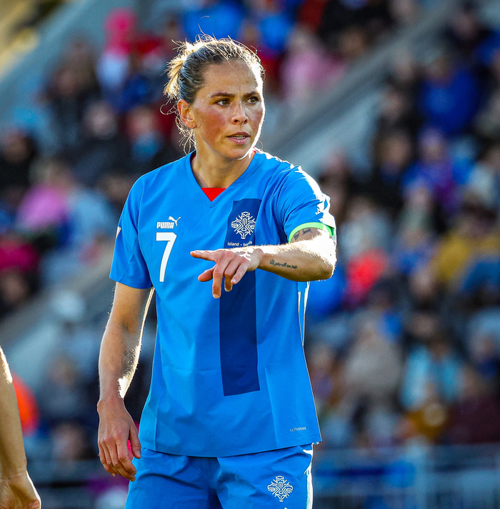 Fyrirliðinn Sara Björk Gunnarsdóttir.