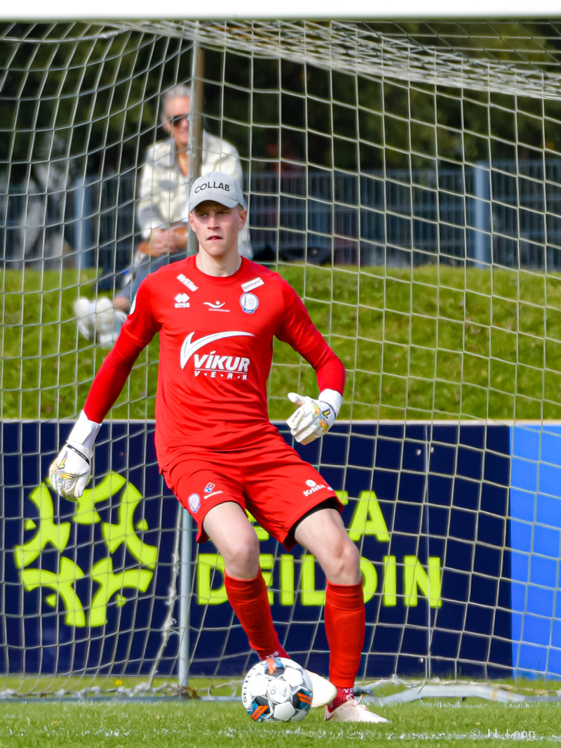 Viktor Freyr Sigurðsson, markvörður Leiknis.