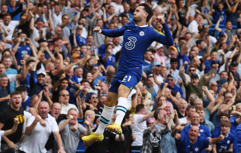 <b>Vinstri bakvörður: Ben Chilwell – Chelsea</b>, Skoraði gegn Leicester, sínu fyrrum félagi, þegar Chelsea vann þriðja sigur sinn á einni viku.
