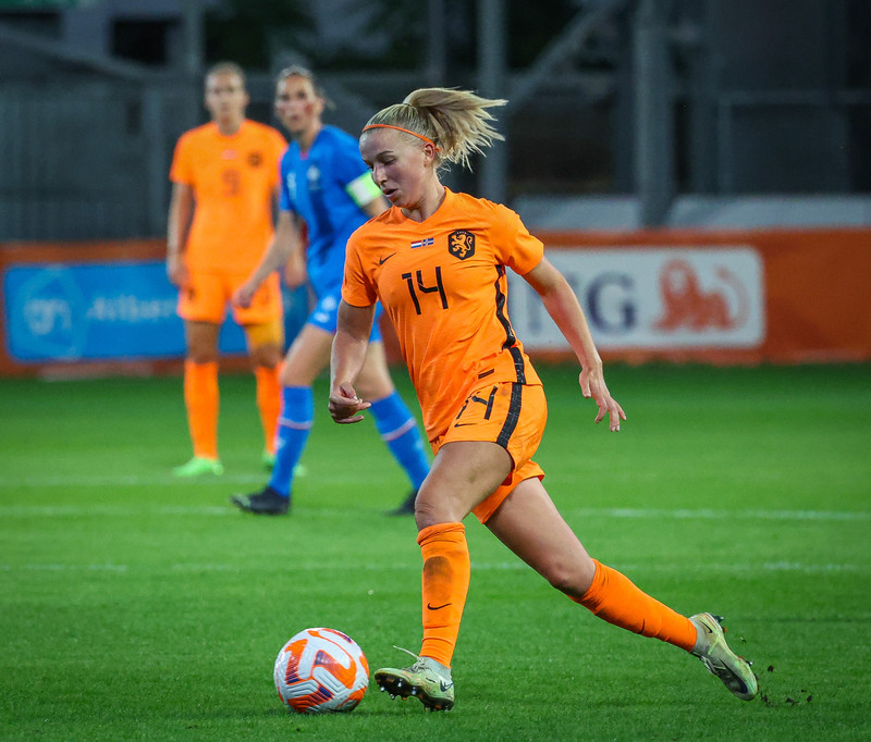 Groenen í leiknum gegn Íslandi á dögunum.