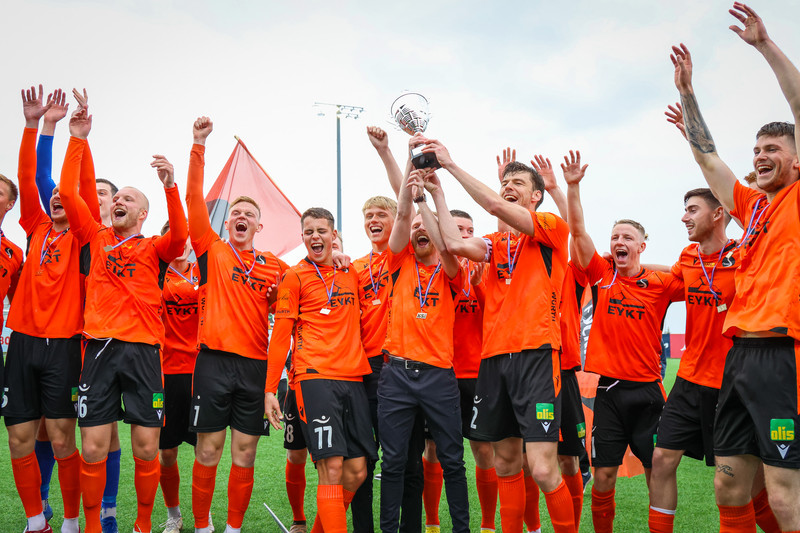 Myndaveisla: Fylkir vann Lengjudeild karla