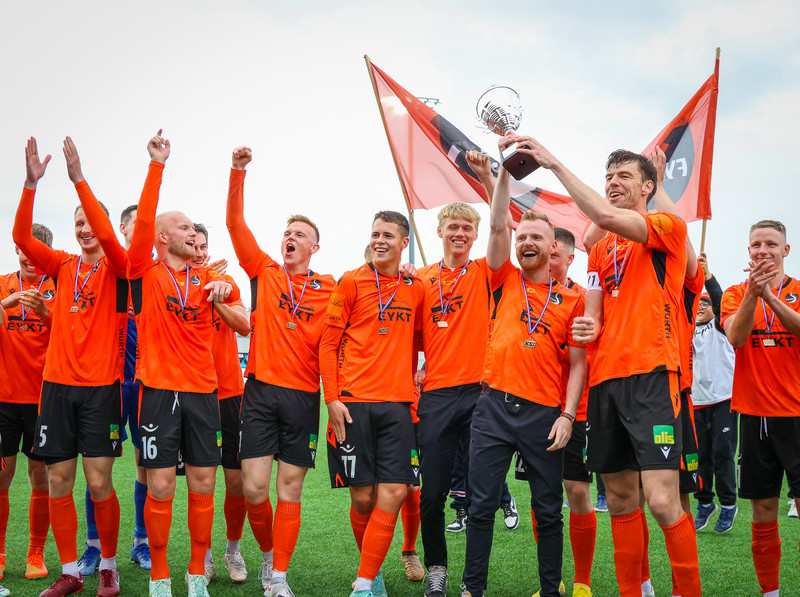 Myndaveisla: Fylkir vann Lengjudeild karla