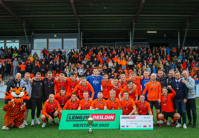 Lengjudeildarmeistarar í fyrra.