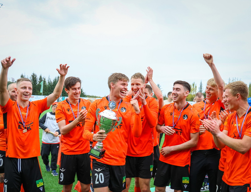 Myndaveisla: Fylkir vann Lengjudeild karla