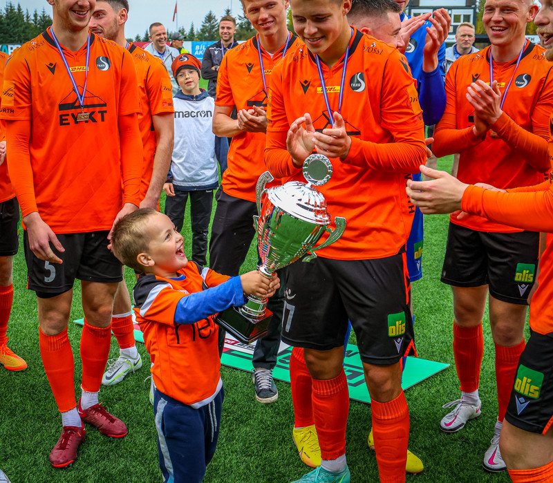 Myndaveisla: Fylkir vann Lengjudeild karla