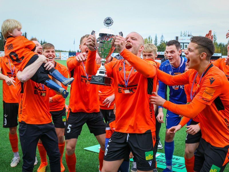 Myndaveisla: Fylkir vann Lengjudeild karla