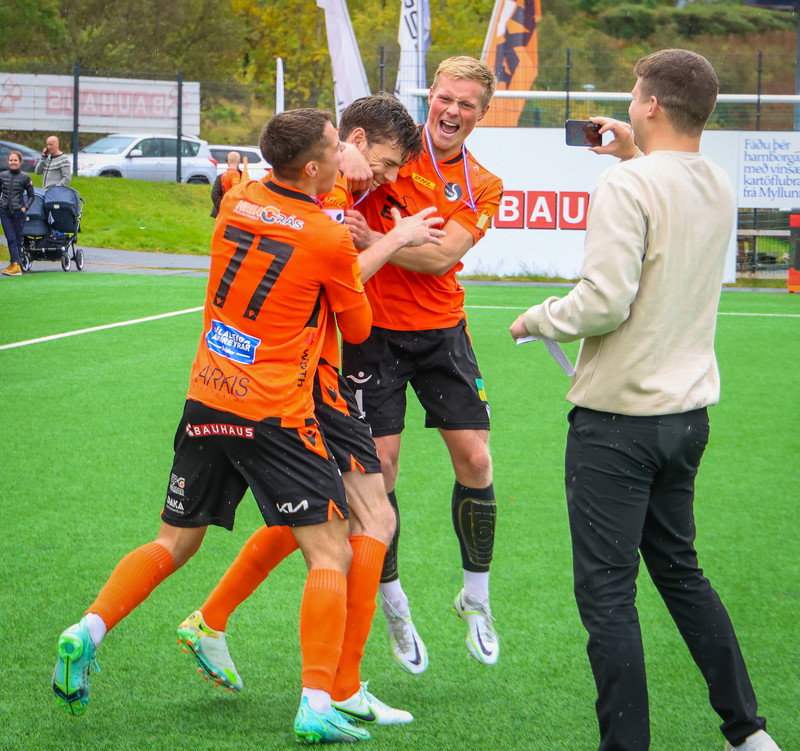 Myndaveisla: Fylkir vann Lengjudeild karla