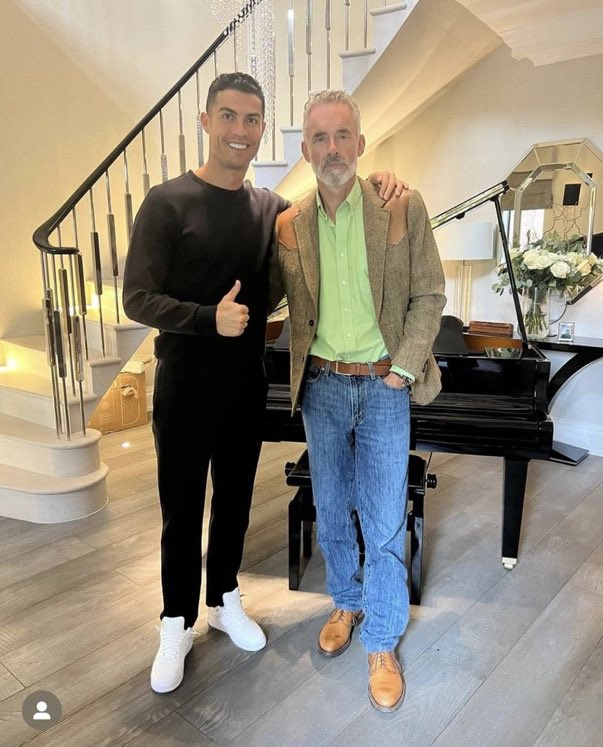 Cristiano Ronaldo og Jordan Peterson