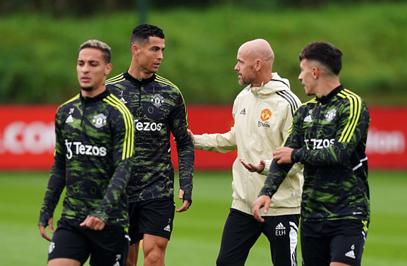 Samband Ronaldo og Ten Hag er ekki gott