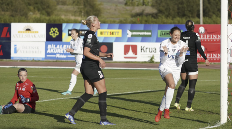 Myndaveisla: Þór/KA og ÍBV gerðu jafntefli í fyrrakvöld