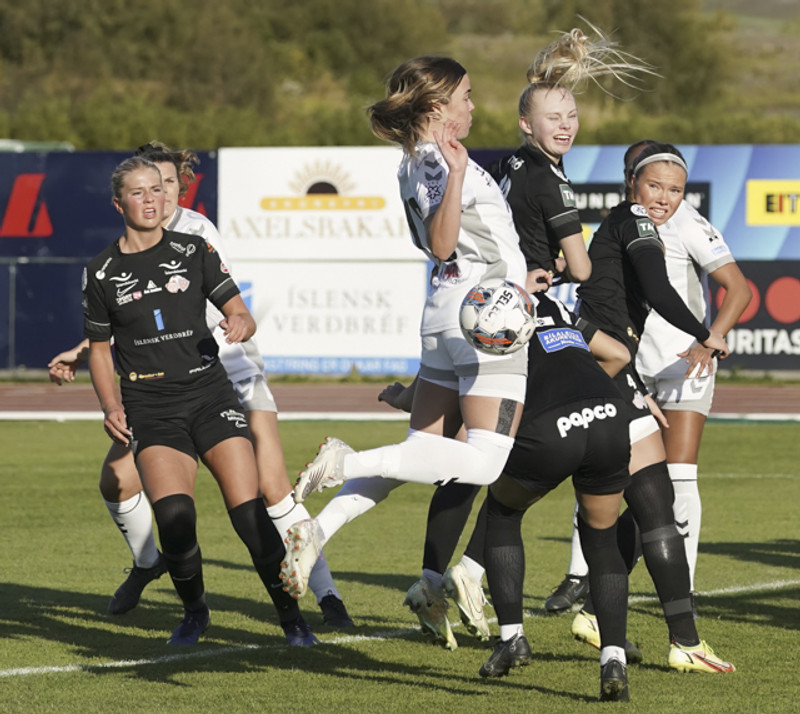 Myndaveisla: Þór/KA og ÍBV gerðu jafntefli í fyrrakvöld