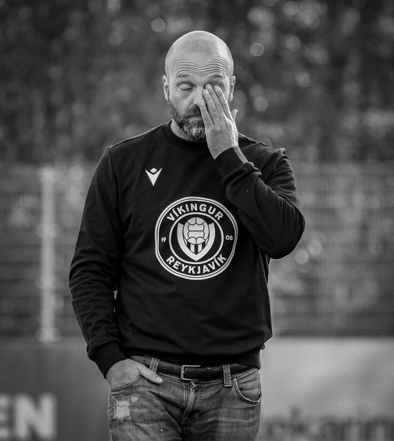 Arnar gat ekki leynt vonbrigðum sínum