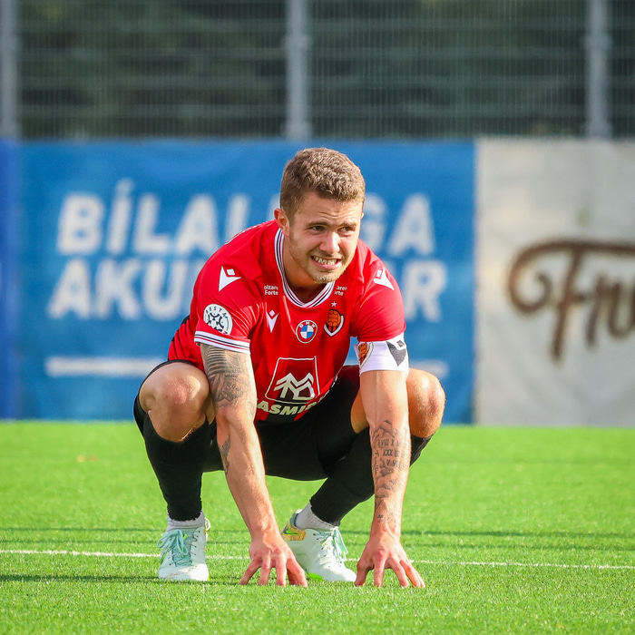 Júlíus Magnússon, fyrirliði Víkinga.