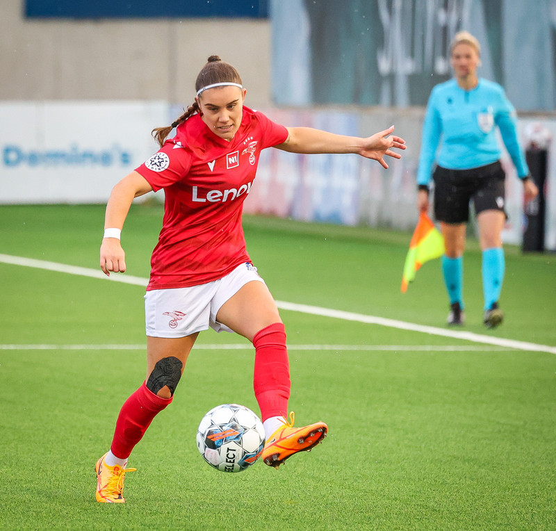 Myndaveisla: Naumt tap hjá Val gegn Slavia Prag
