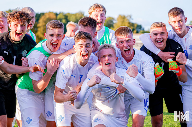 Myndaveisla: U19 vann Noreg í vikunni