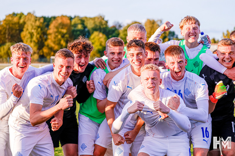 Myndaveisla: U19 vann Noreg í vikunni