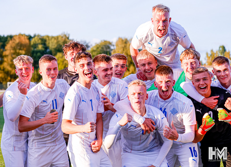 Myndaveisla: U19 vann Noreg í vikunni