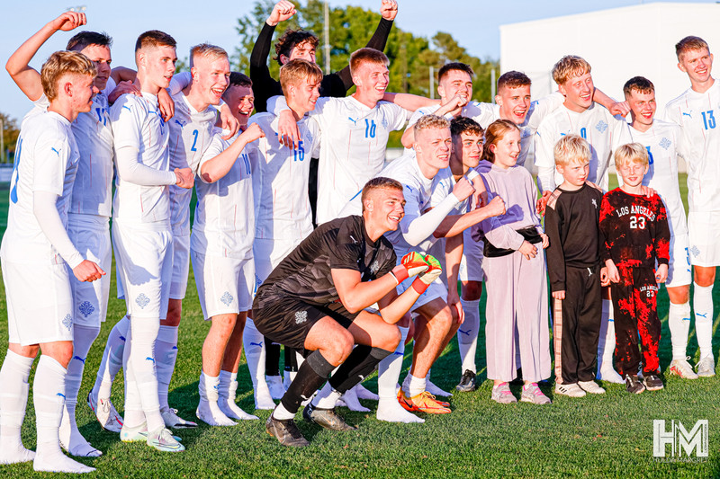 Myndaveisla: U19 vann Noreg í vikunni