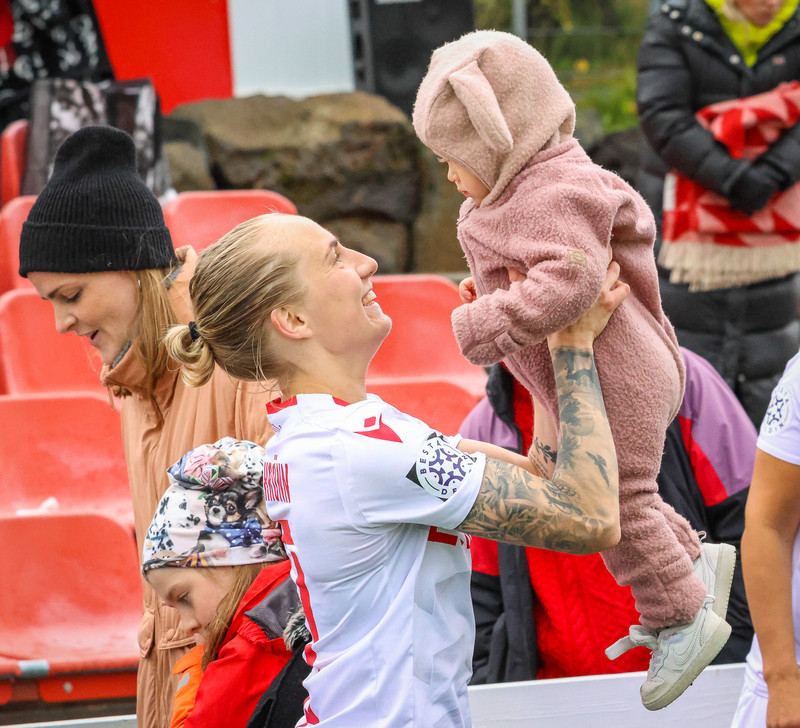 Þórdís Hrönn eftir leikinn við Aftureldingu.
