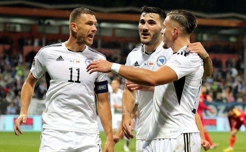 Dzeko og Kolasinac eru í hópnum.