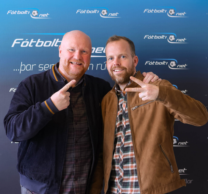 Hjammi og Helgi Jean eru saman með podcastið 'Hæ Hæ - Ævintýri Helga og Hjálmars'.