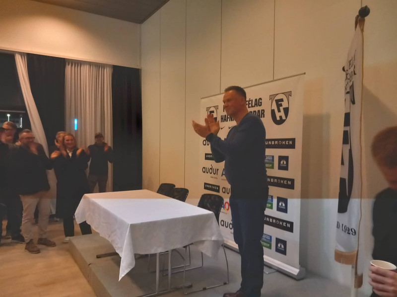 Heimir Guðjónsson í Kaplakrika í kvöld.